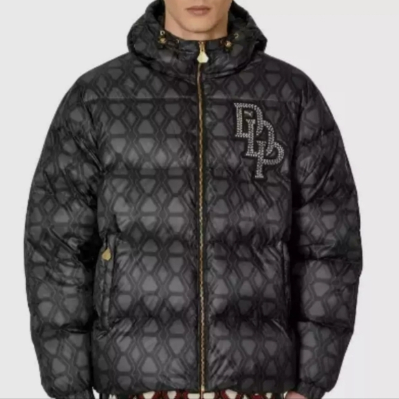 Puma Other - Puma x Dapper Dan Studded Puffer Bomber Reversible Jacket Coat NWT Small